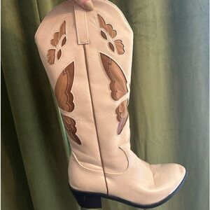 Butterfly festival party cowboy boot